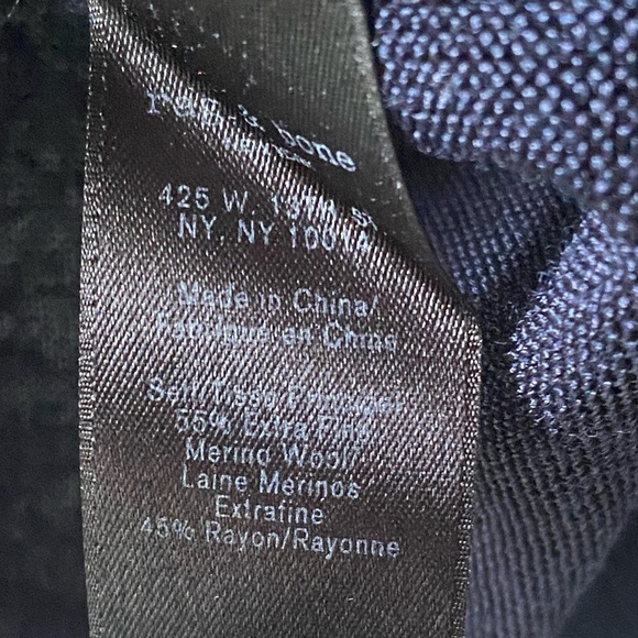 rag & bone Sleeveless X-tra Fine Merino Wool Dress Floral Cutout Detail Medium - Picture 4 of 11